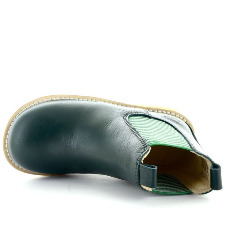 classic Chelsea boot deep teal strip