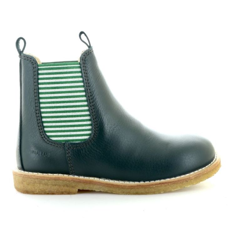 classic Chelsea boot deep teal strip