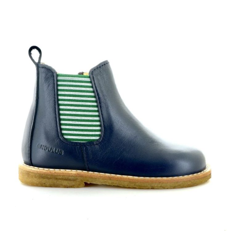 classic chelsea boot navy stripe