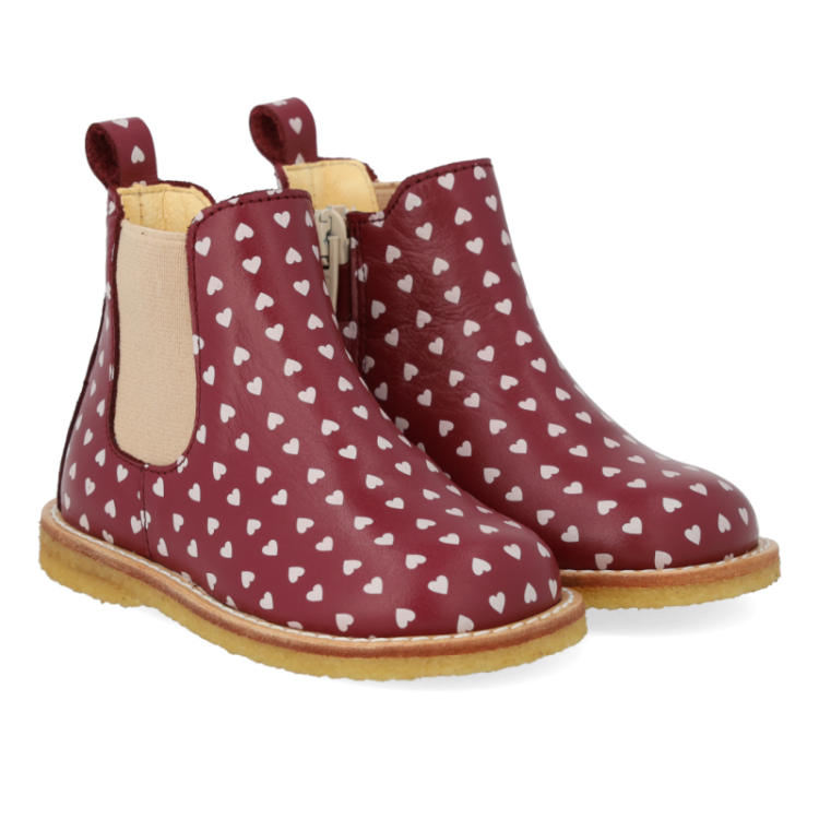 classic chelsea boot berry hearts ro