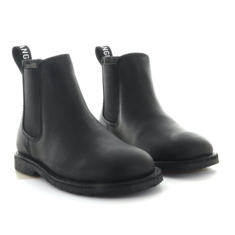 chelsea boot with logo tape black