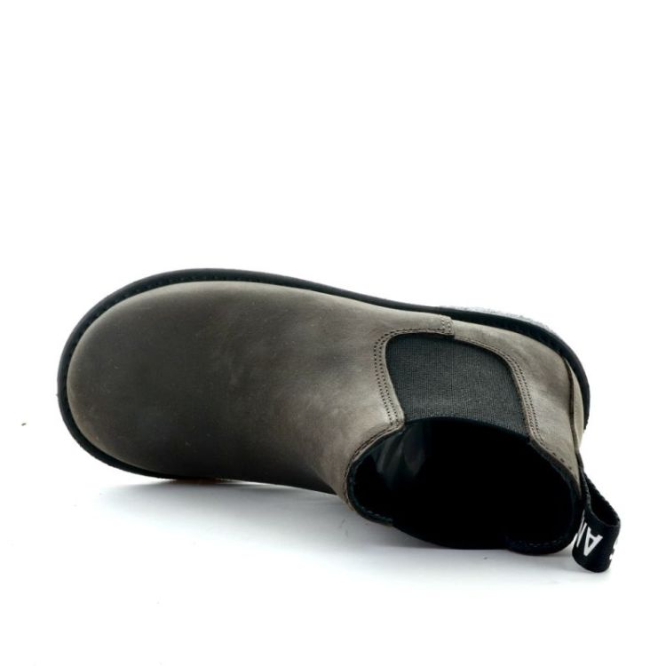 chelsea boot with logo tape dark brown