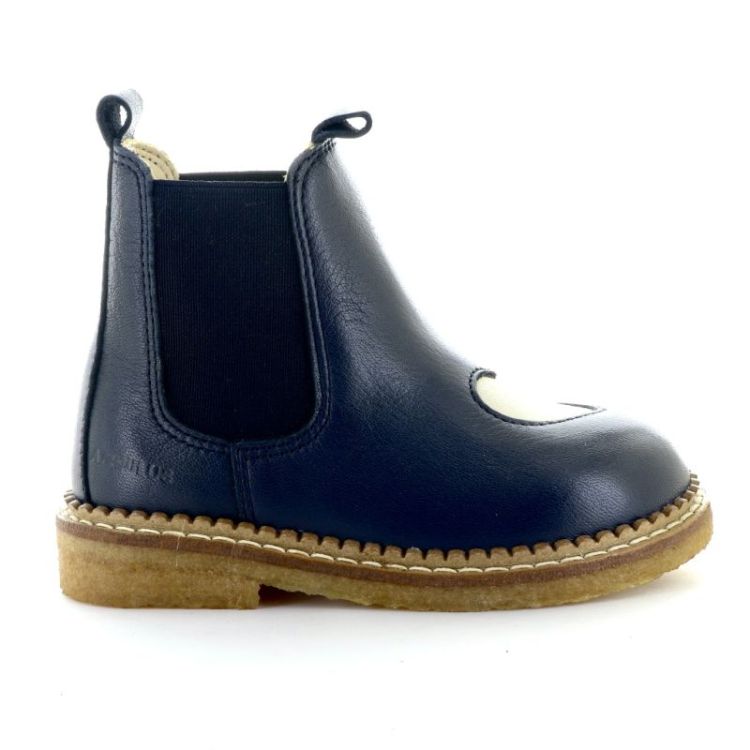 chelsea boot with heart navy