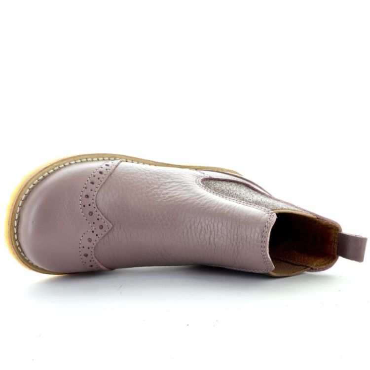 chelsea boot with brogue faded rose