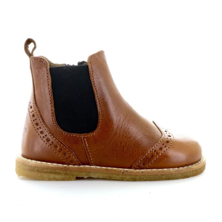 starter chelsea boot w broque cognac