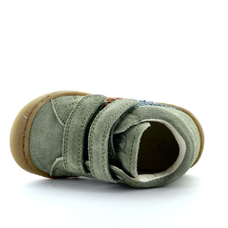 eerste stapper met velcro olive brown cop
