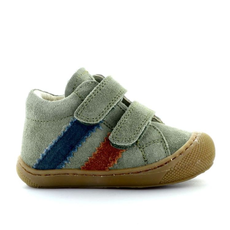 eerste stapper met velcro olive brown cop