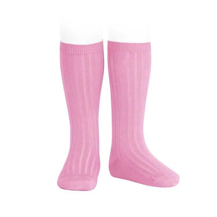 basic rib knee high socks 568 chewing gum