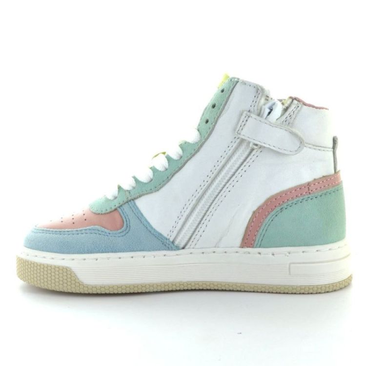 hoge sneaker lichtblauw