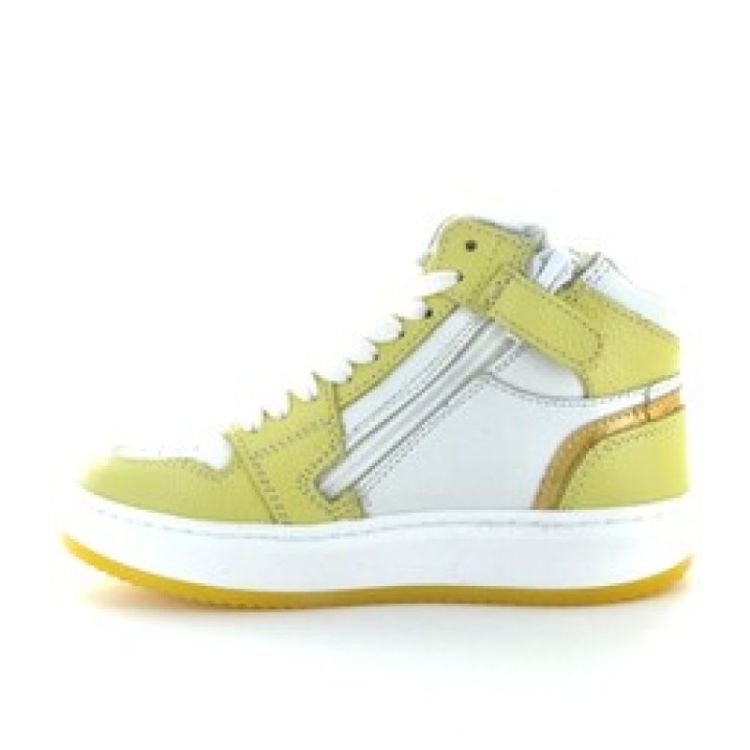 hoge sneaker geel
