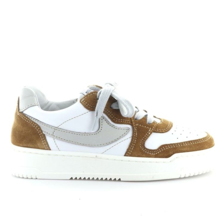 lage sneaker 126 cognac bian