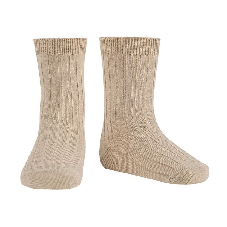 korte bamboo kous 327 taupe