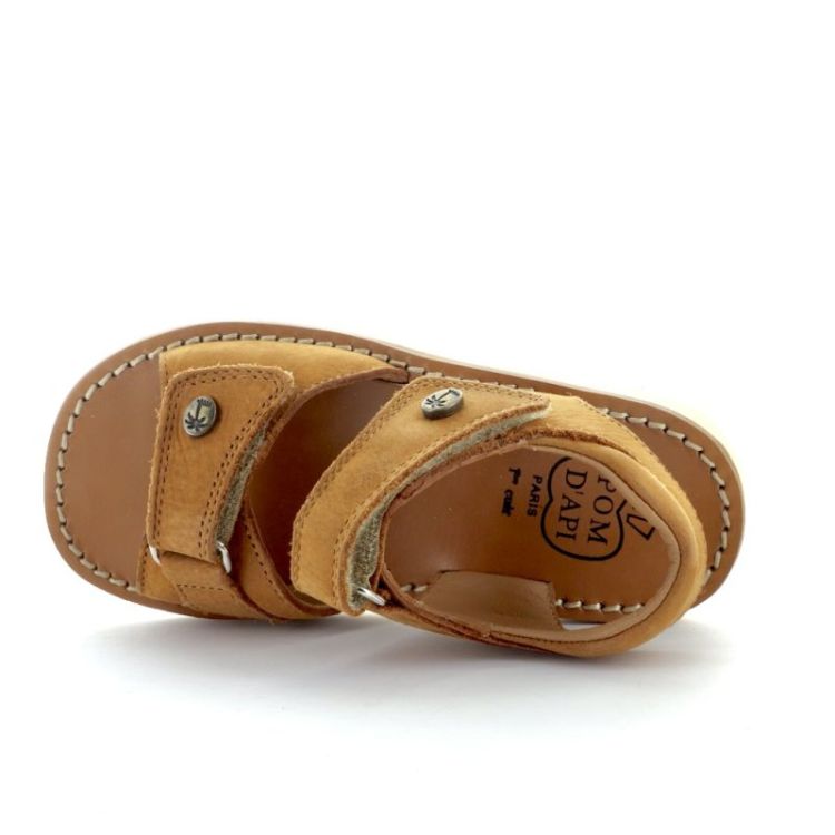 open sandaal camel