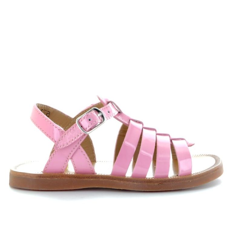 stevige gesloten sandaal pink candy