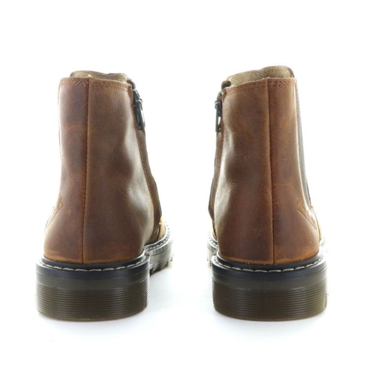 stoere enkellaars cognac