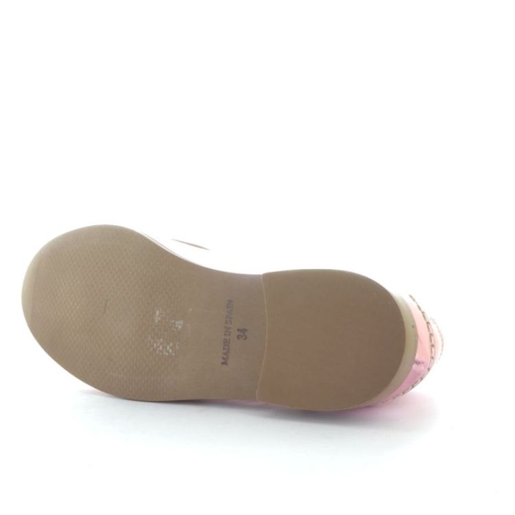 metallic loafer rosado