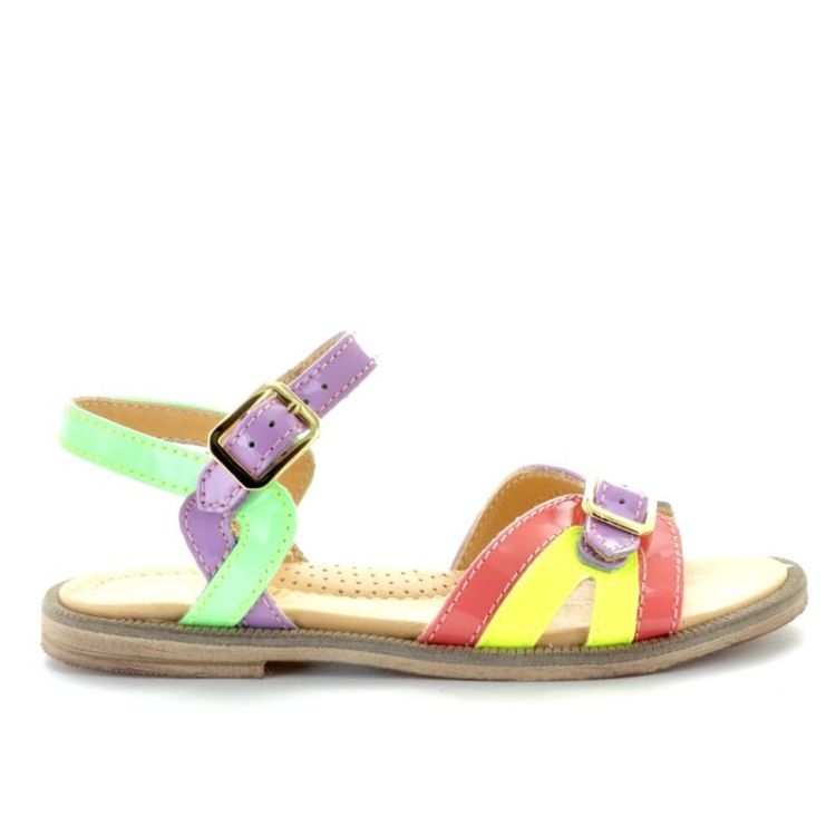 open sandaal trio roze