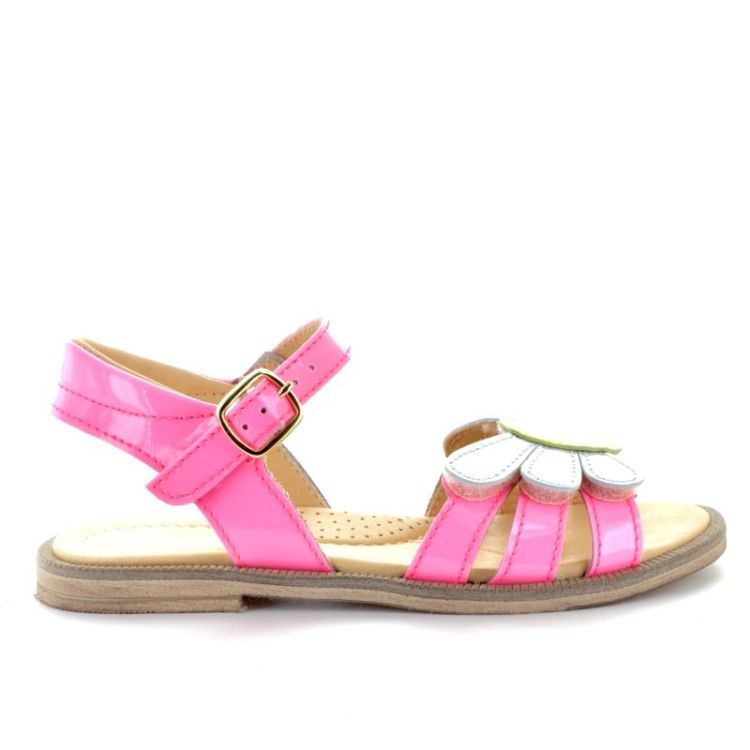 open sandaal fuxia fluo