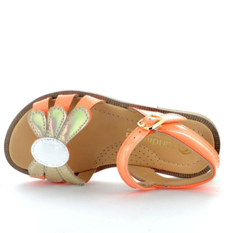 open sandaal arancia fluo