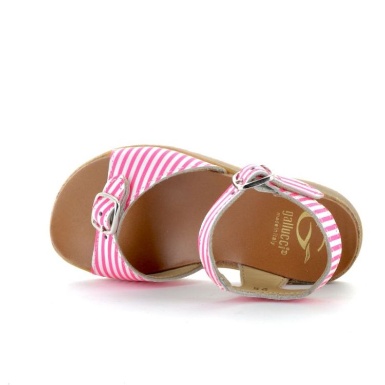 open sandaal fuxia fluo