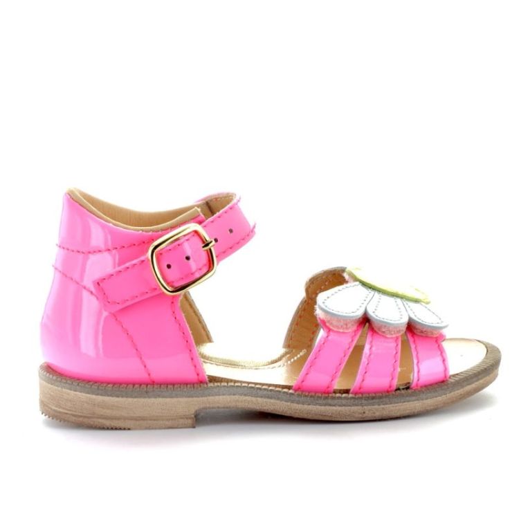 eerste stap sandaal fuxia fluo