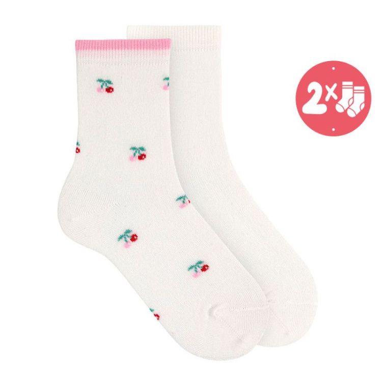 korte sokken 202 cream