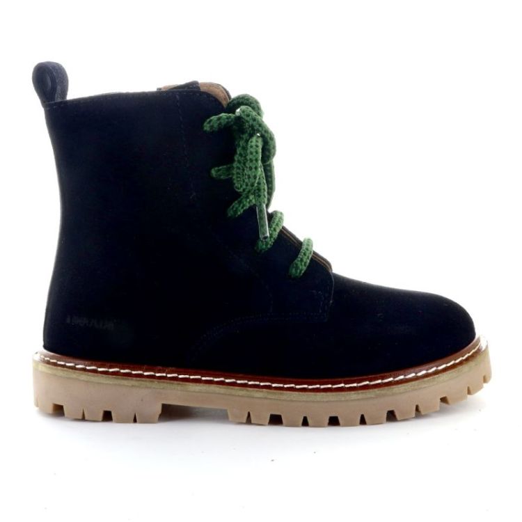 chunky lace-up boot Navy