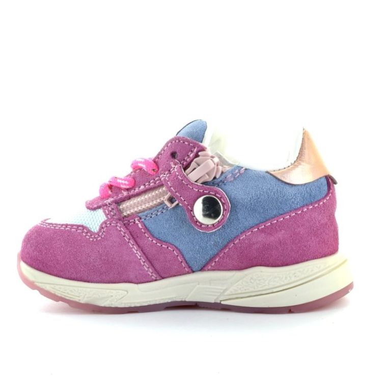 kleurrijke eerste stap sneaker fuxia fluo