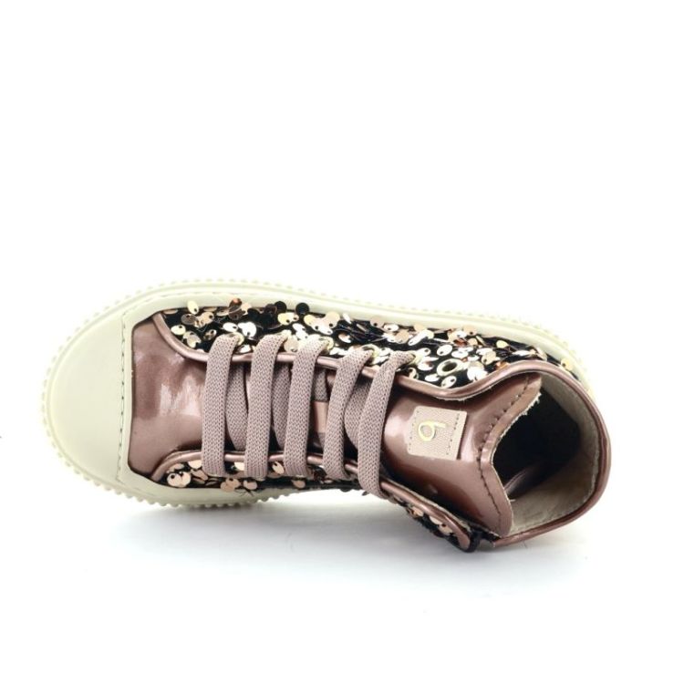 glitter sneakers bronze