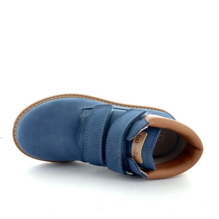 stoere velcro boots petrol