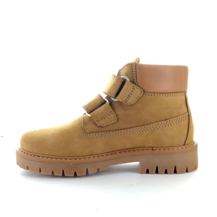 stoere velcro boots caramel