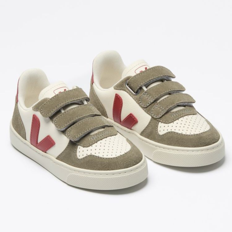SMALL V-10 LEATHER pepper kaki